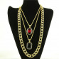 Golden Bling Rhinestone Miami Cuban  stone  Angel Necklaces Pendants Set Women Men Hip Hop Jewelry Gifts Chains