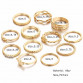 12 pc/set charm gold finger ring Set Boho Knuckle Party Rings Jewelry Gift for Girl for Women Vintage Punk ring set