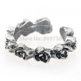 12pcs Wholesale Mix Celebrity Fashion Simple Retro Carved Flower Adjustable Toe Ring Foot Women Jewelry Drop Free