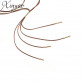 2016 12colors Layered Long Copper Tube Tassel Necklaces For Women Velvet Choker Chocker Rivet Necklace Collares Largos F6236