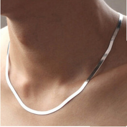 2017 New Arrival high quality classic design men`s necklaces 925 sterling silver men necklace jewelry promotion wholesale gift