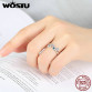 2017 New Design 925 Sterling Silver Simple Life Engagement Ring With CZ For Women Luxury Fine Jewelry Gift