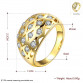 2017 New Fashion Classic Gold Color Wedding Engagement Ring Net Rhinestone Female Ring for Women Hot SELL Jewelry R150-A