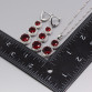 2017 New Style Wedding Red Garnet 925 Sterling Silver Jewelry Sets For Women Ring Size 6# 7# 8# 9# 10# Free Gift Box W189