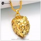 2017 Reggae Iced Out Hiphop Lion Necklace&Pendant Hip Hop Gold Silver Colors Long Chain Necklaces for Men Women Bling Jewelry