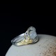 2017 Women Ring 100% Real 925 sterling silver DIY Original Design Mood Stone Lotus Adjustable Ring Gift Women fine jewelry MR17