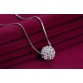 2017 hot sell simple design one Shambhala ball 925 sterling silver ladies short chain necklaces anti-allergic drop shipping