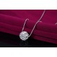 2017 hot sell simple design one Shambhala ball 925 sterling silver ladies short chain necklaces anti-allergic drop shipping