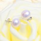 ASHIQI 100% Natural Freshwater Pearl Earrings, Real 925 Sterling Silver Stud earring, 8-11mm Pearl jewelry supplier For women