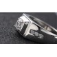 Almei 925 Sterling Silver Rings Men 2017 Fashion Punk Jewelry Cubic Zirconia Men's Engagement Wedding Ring Anel Masculino J473