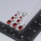 America And Europe Pop 925 Silver Red Garnet 4PCS Wedding Jewelry Set For Women Ring Size 6/7/8/9/10 Bracelet length 18cm Z21
