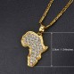 Anniyo 9 Style Africa Map Pendant Necklace for Women/Men Silver/Gold Color Ethiopian Jewelry Wholesale African Maps Hiphop Item