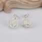 Best Quality Silver color Ball Stud Earrings Fashion Design Earrings for Women 2016 Hot Sale Female Fine Jewelry Gift