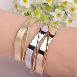 Blucome Fashion Small Size Rose Gold Color Bangles Bracelets For Woman Girls 2017 New Design Copper Jewelry Hand Accessories
