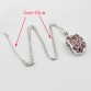 Charms 925 Sterling Silver Jewelry Sets Imitated Red Garnet For Women Necklace Pendant Hoop Earrings Rings Bracelet