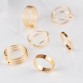 Composite 6 Pcs/Set Hot Korea Personality Retro Alloy Toe Ring Gold Color Joint Ring Foot Ornaments Bijoux Bagues Femme Anillo