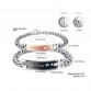 Drop Shipping Unique Gift for Lover Couple Bracelets Stainless Steel Bracelets For Women Men Jewelry Customized Named Bracelet