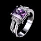 EMMAYA 2017 Eternal Blue Crystal Jewelry Wedding Ring Clear color Fashion Rings for Women Free Shipping Jewelry 