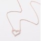 Fashion Jewellery Heart Pendant Necklaces Maxi Statement Necklace 2017 New Jewelry Custom Design