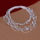 GNIMEGIL Wholesale 925 Stamped Silver Set Beads Necklace Bracelet Bridal Wedding Jewellery Set Joyas De Plata Best Jewelry Sets