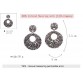 Good quality New arrive 2017 Trend fashion women earrings crystal vintage big round statement Earrings for women jewelry
