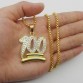Hip Hop Charm Pendants Rock Jewelry Gift Number 100 Bling necklaces N536