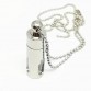 Hot Exclusive Glass Openable Collect Sand Flower Necklaces & Pendants Glass Cylinder Cremation Urn Necklace