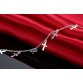 Hot Sale Promotion 2017 New Fashion Cross Design 925 Sterling Silver Anklets for Women Jewelry Christmas Gift Drop Shipping