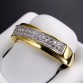 Hottest Pick Low Price! Clear White AAA Quality Stone Pave Set Rings Jewelry Fashion Ethnic Classic Women Thin Ring Wedding Band