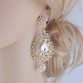 India Style Luxury women Wedding Jewelry Set Crystal Rhinestone necklace earrings set Bridal Party Jewelry Accessories 
