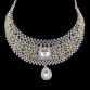 India Style Luxury women Wedding Jewelry Set Crystal Rhinestone necklace earrings set Bridal Party Jewelry Accessories 
