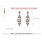 JUJIA wholesale New 2017 good quality Trend fashion women crystal vintage statement Earrings for women jewelry