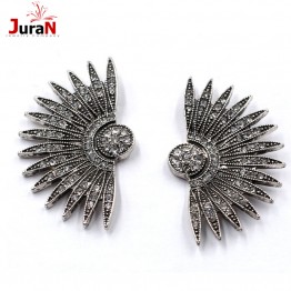 JURAN Simple Earings Trend Fashion Fanshaped Earrings For Women Vintage Big Statement Earring 2017 New Jewelry Wholesale D2307
