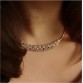 Kuziduocai 2017 New ! Fashion Fine Jewelry Metal Intertwined Rhinestones Snake Chain Elegant Necklaces & Pendants For Women N-59