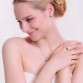 LZESHINE Fashion Wedding Jewelry Sets Silver Color Shining Rainbow Cubic Zirconia Pendant Ring Earrings Set For Women Aretes V55