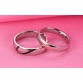 Looker Fashion Love Heart Couple Ring for Women Men Wedding Engagement Rings Wholesale Stainless Steel Jewelry