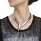MANILAI Brand Snake Design Bib Choker For Women 2017 Zinc Alloy Big Torques Collar Statement Necklace Maxi Chocker Collier femme