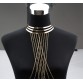 Metal Choker necklace Women Necklaces&Pendants big  Long Necklace Chokers 2017 Punk Sexy Statement  summer jewelry