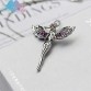Miss Lady New Gold color Zircon Crystal design Angel wings Necklaces Pendants  fashion necklaces for women 2017 Jewelry ML2504
