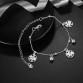 NEWBUY 2017 Fashion Female Summer Jewelry Silver Plated Life Tree Anklets For Women Vintage Design Foot Bracelet