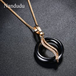 Nandudu New Arrival Little and Fine Round Pendant Necklace for Party Ball Women Girl Lady Necklaces Accessory CN276