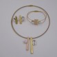 New High Quality set Dubai African   Gold color 3color set Fashion Wedding Bridal Costume Jewelry Sets party  Wedding