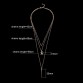 New Simple Europe Choker Necklace Gold Silver Color Thin Chain Star Strip Pendant Necklaces Bar Party Necklace for Women Girl