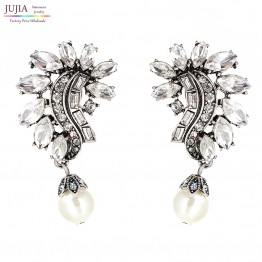 New arrive 2017 Trend fashion good quality women earrings crystal vintage statement Earrings for women jewelry wholesale
