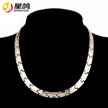 New wide and generous Stainless Steel health care and germanium necklace magnetic necklace Jewelry