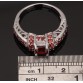 Nice Red Garnet 925 Sterling Silver Overlay Rare Women's Fashion Jewelry High Quality For Women Sales Size 6 7 8 9 S0380