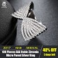 ORSA JEWELS 2017 Bow Design Brilliant AAA Austrian CZ Silver Color Rings for Women Wedding Party Ring Lead & Nickel Free OR90