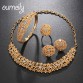 OUMEILY Bridal Jewelry Sets Indian Gold Color Jewelry Sets Women African Earring Jewelry Set Luxury Nigerian Wedding Jewelry Set