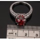 Precious Red Garnet 925 Sterling Silver Women's Fashion Jewelry High Quality For Women Rings Size 6 7 8 9 S0100