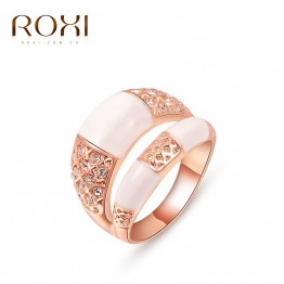 ROXI Ring For Women Top Exquisite Rings Rose Gold Color Fashion Environmental Micro-Inserted Jewelry Christmas Gift